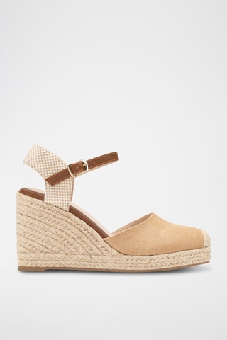 Sandales à talons compensées Mariana - Beige