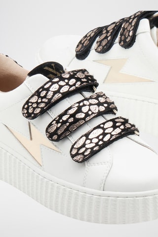 Baskets plateformes Daisy - Blanc