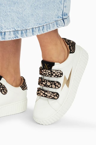 Baskets plateformes Daisy - Blanc