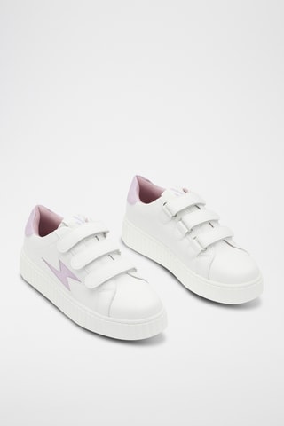 Baskets plateformes Aleïna - Blanc