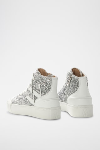 Baskets montantes Lina - Argenté