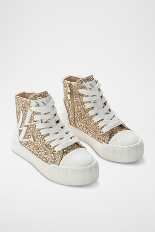 Baskets montantes Lina - Doré