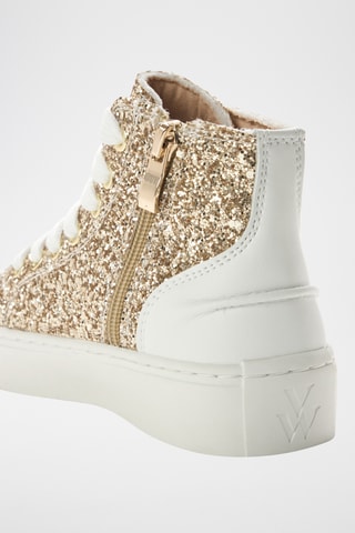 Baskets montantes Lina - Doré