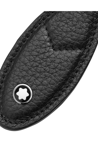 Llavero de piel - Negro