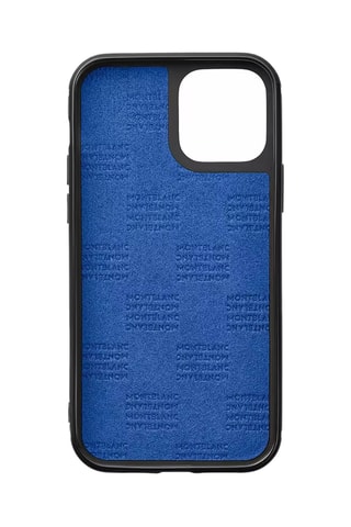 Carcasa de piel saffiano iPhone 12 Pro Max - Azul