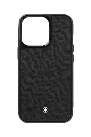 Carcasa de piel iPhone 13 Pro - Negro