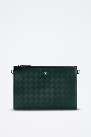 Cartera de piel - Verde oscuro