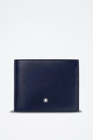 Cartera de piel - Azul marino