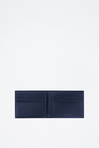 Cartera de piel - Azul marino