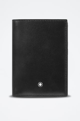 Cartera de piel - Negro