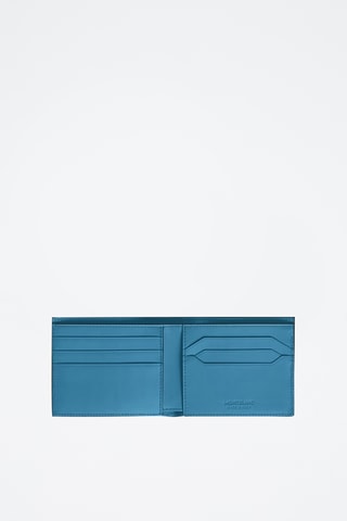 Cartera de piel - Azul