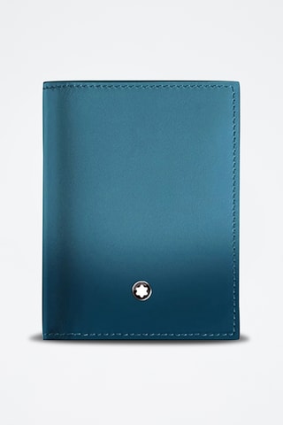 Cartera de piel - Azul