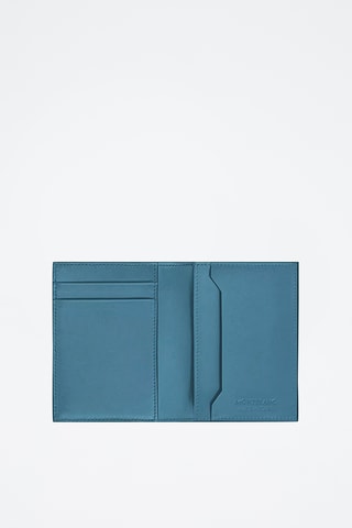 Cartera de piel - Azul