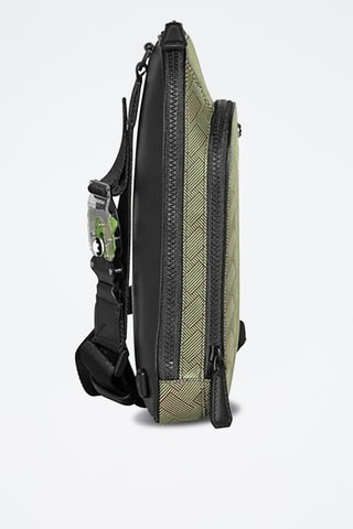 Bandolera de piel - Verde