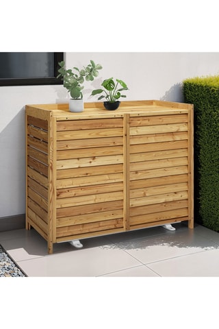 Coperchio esterno per climatizzatore in legno