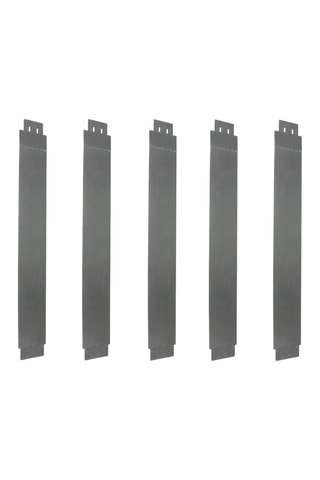 5 cordoli in acciaio - 100 x 12 cm