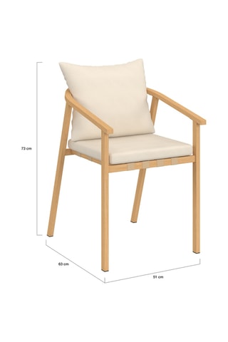 Set pranzo Hortensia - Beige - 6 posti