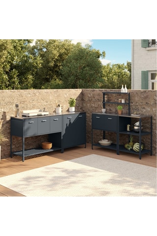 Mobile cucina esterna Alméria - 90 x 60 x 50 cm