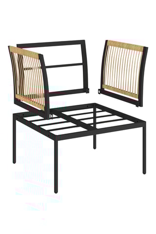 Conjunto de jardim Ozéa - 4 lugares - Tecido impermeável