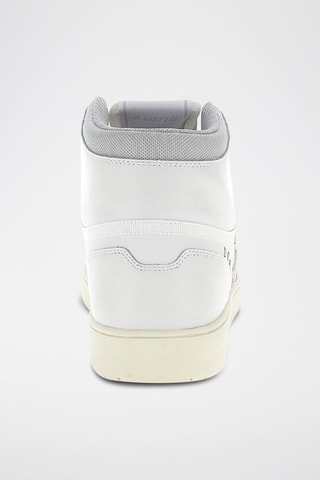 Zapatillas altas de piel Slam - Blanco