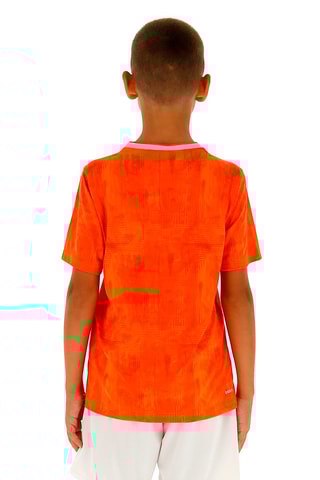 T-shirt Top - Orange et gris