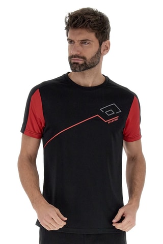 T-shirt Due II - Noir et rouge