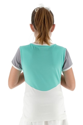 T-shirt de tennis Top G IV 1 - Blanc et vert