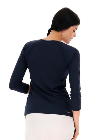 T-shirt Tennis Teams - Blanc et bleu