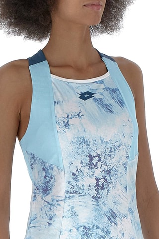 Débardeur de tennis Tech W IV - Blanc et bleu