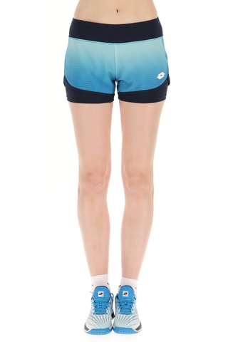 Short de tennis 2 en 1 Tech - Bleu