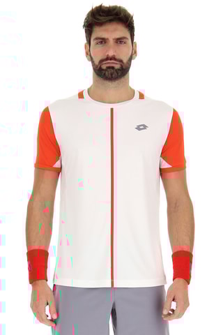 T-shirt de tennis Baskets Tech - Blanc et rouge