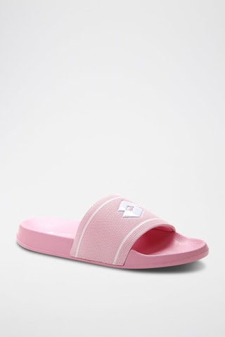 Claquettes Gaya - Blanc et rose