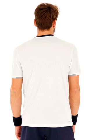 T-shirt Tennis Teams - Blanc