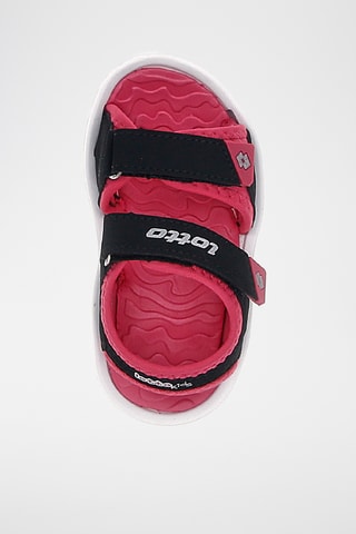 Sandales - Fuchsia et noir