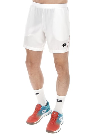 Short de padel Superrapida - Blanc et rouge