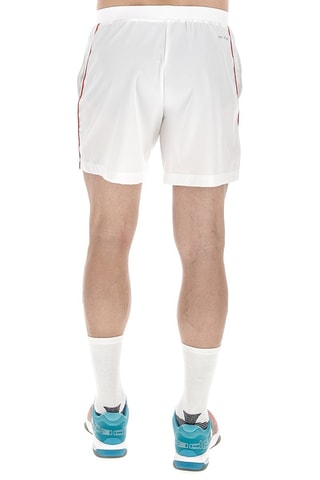 Short de padel Superrapida - Blanc et rouge