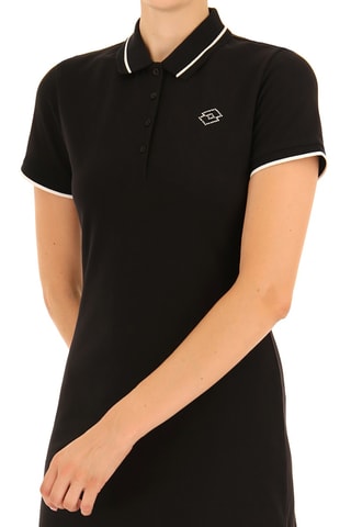 Robe polo - Blanc et noir