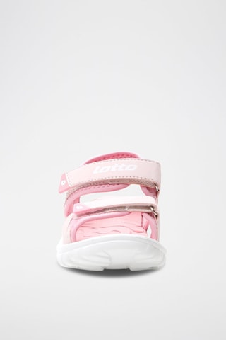 Sandales Las Rochas IV - Blanc et rose