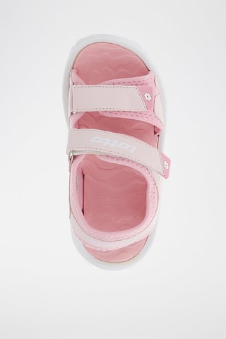 Sandales Las Rochas IV - Blanc et rose