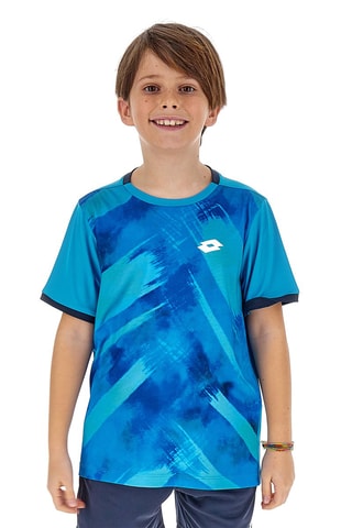 T-shirt Tennis Graphic - Blanc et bleu