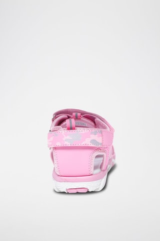 Sandales Sumatra - Rose et gris