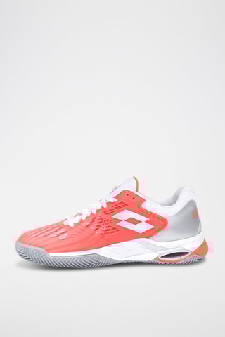 Chaussures de tennis Mirage 100 Cly - Corail et blanc