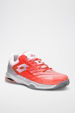 Chaussures de tennis Mirage 100 Cly - Corail et blanc