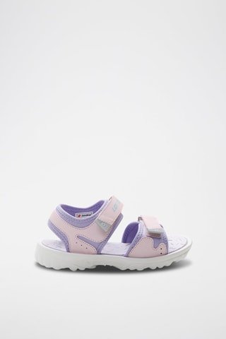 Sandales Las Rochas - Violet et rose