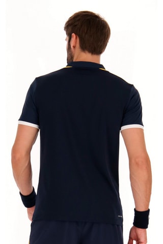 Polo Tennis Tech - Bleu marine et blanc