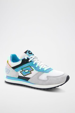 Sneakers Runner Polyesterus '95 III W - Blanc et bleu