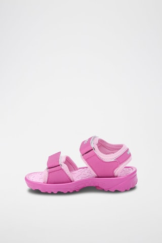 Sandales Las Rochas - Blanc et rose