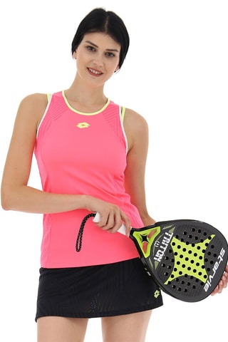 Débardeur de padel Superrapida V - Rose