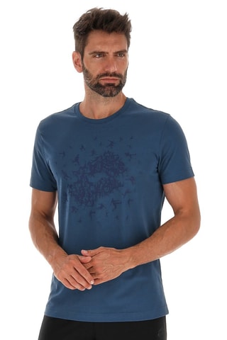 T-shirt Losanga Polyuréthane - Bleu