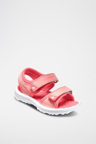 Sandales Las Rochas III - Rose et rouge